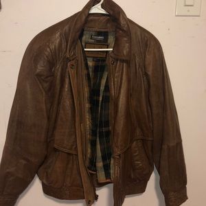 Thinsulate Brown Leather Jacket